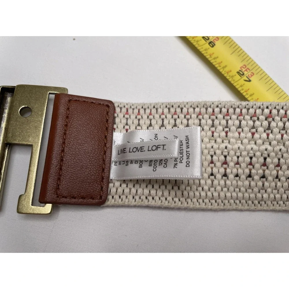 LOFT Womens Woven Stretch Fabric Belt‎ 31